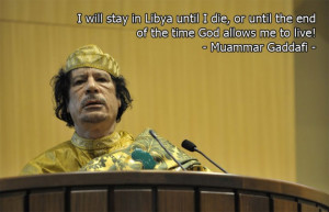 Best Gaddafi Quotes