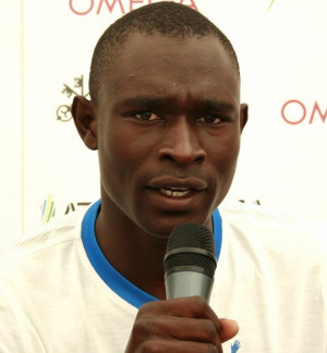 David Rudisha, the 800-meter Wrold Record-holder, says he's excited to ...