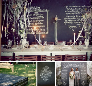 Another special text-based wedding is this one, with a whole ...