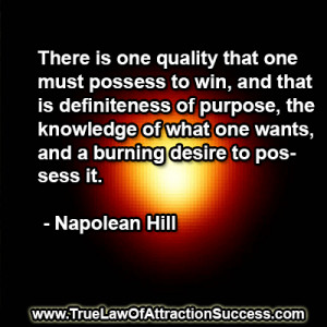... The ONE Quality You Must Possess To Win…” Law of Attraction Quotes