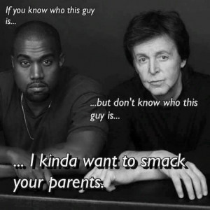 Kanye and McCartney