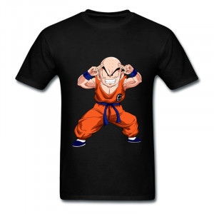... Dragon-Ball-Krillin-Funny-cool-Company-quotes-T-Shirts-Fitted-Brand
