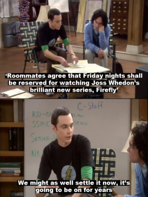 Roommates agree that friday nights...