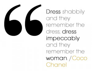 quote fashion style coco chanel