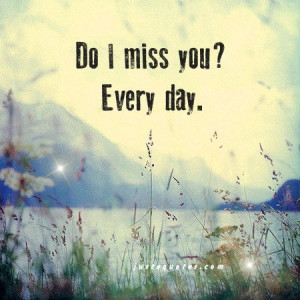 April Dawn: Do I miss you? Every day.