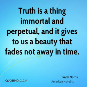 Frank Norris Beauty Quotes