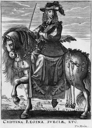 Queen Christina of Sweden 1626 89 on horseback