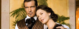 Antonio Banderas as Zorro/Alejandro and Catherine Zeta-Jones as Elena ...