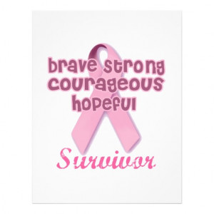 Breast Cancer Survivor Full Color Flyer