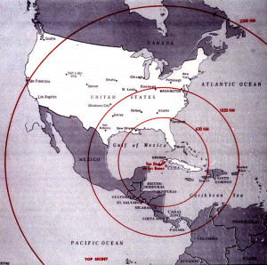 Cuban Missile Crisis — Missile Range Map