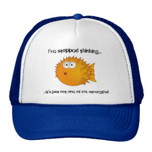 Cute Cartoon Puffer Fish Mesh Hat