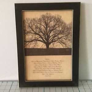 NEW-FRAMED-MOTHER-TERESA-QUOTE-LIFE-IS-WOODEN-FRAME-14-x-10-25