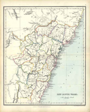 new south wales map