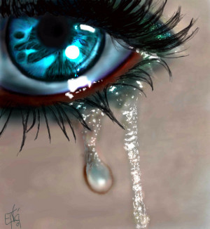 Cry Eye by E Digital Art