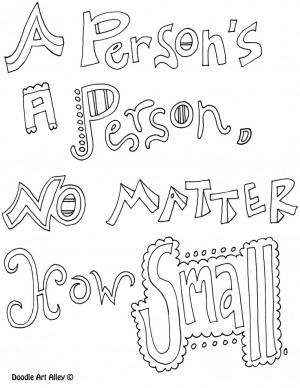 person's a person, no matter how small.