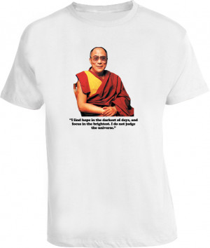 Dalai Lama Judgement Quote T Shirt