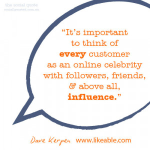... point about Customer Influence in The Social Quote (Socially Sorted