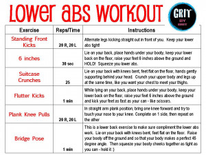 Lose the POOCH! Complete workout for your LOWER ABS