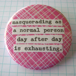 mirror masquerade quote pocket mirror handmade paper goods by zany on ...