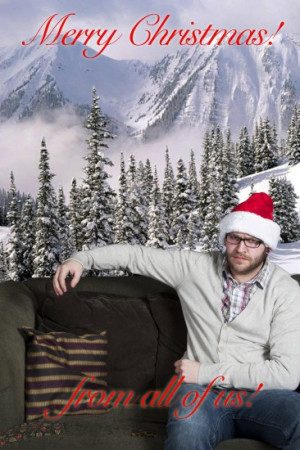 My wife left me this year… Here is my Christmas card...Funny Picture