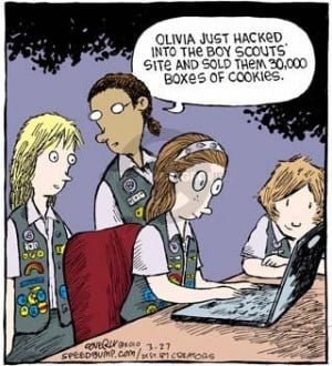 Another Girl Scout Funny.... I know none of our girls would ever do ...