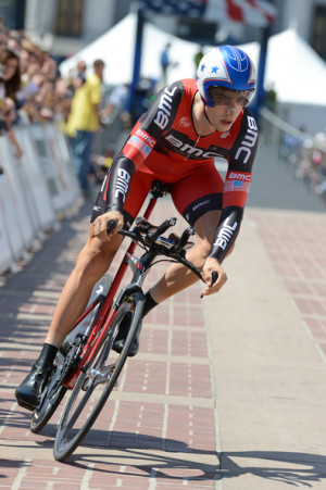 Taylor Phinney Taylor Phinney riding for BMC Racing leaves the start