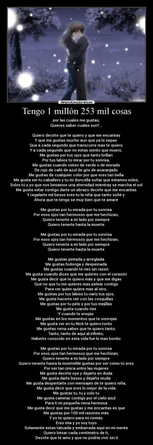 Gustas Quieres Saber Cuales