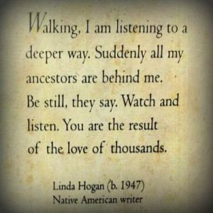 Linda Hogan Quote ~ 
