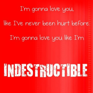 cute, indestructible, love, never, red, text, you