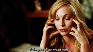 Candice Accola #caroline forbes #the vampire diaries #wrong #human # ...