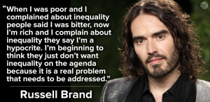 Russell Brand Quote & 'The Emperor's New Clothes' Trailer