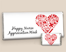 Nurse Appreciation Week Candy: Heart of Healthcare Personalized ...