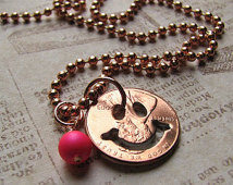 Stamped Penny from Heaven Necklace - The Happy Face ...