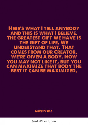 quotes about life by mike ditka make your own quote picture