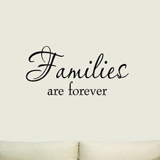 Families are Forever Vinyl Wall Art Quote Home Living Room Family ...
