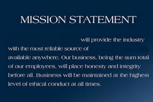 The fundamental shortcoming of most mission statements is that ...