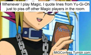 Magic the Gathering Confessions