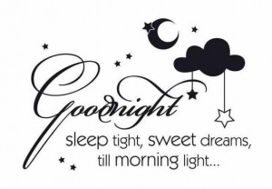 Cute good night quotes & messages for her/him