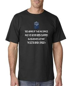 Doctor-Dr-Who-Quote-Slogan-Tee-T-Shirt-Adult-Tardis-Rare-NEW-100 ...