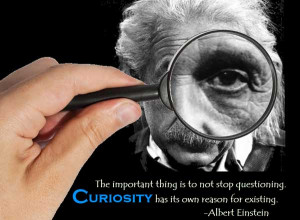 Curiosity has its own reason for existing