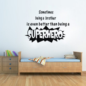 Wall-quotes-Being-a-superhero-funny-wall-stickers-home-decor-home ...