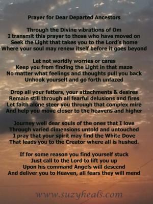 19. Prayer for Dear Departed Souls