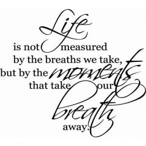 Life is Not Measured | Wall Decals - Trading Phrases - Photo