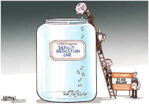 Deficit Reduction Jarby RJ Matson, Roll Call from www.caglecartoons ...