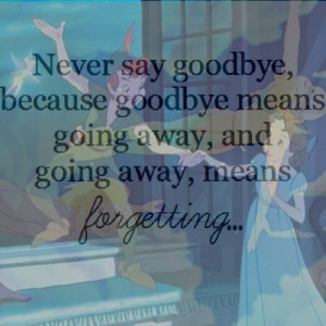 Peter Pan, Wendy, and Jane quote.