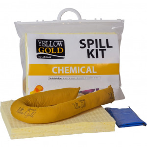 Gold Chemical Clip Close Carrier Spill Kit
