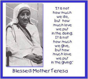 quotes from mother teresa