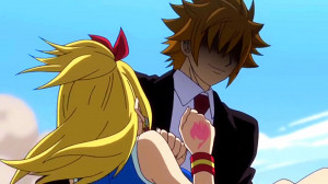 Lucy Heartfilia, Happy & Loke vs. Bickslow