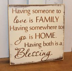 ... go is HOME/Having both is a BLESSING/shelf sitter/House warming gift