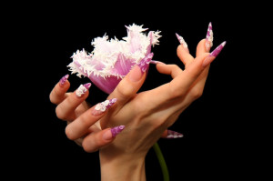 Pink Stiletto Nail Designs